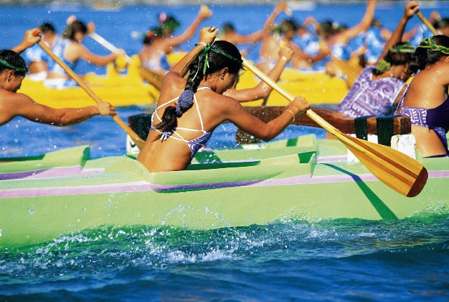 Tahiti, carreras de canoas Tahiti, carreras de canoas